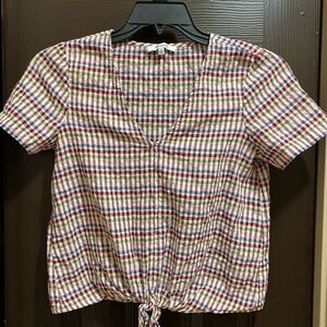 MADEWELL Striped Cotton Blouse